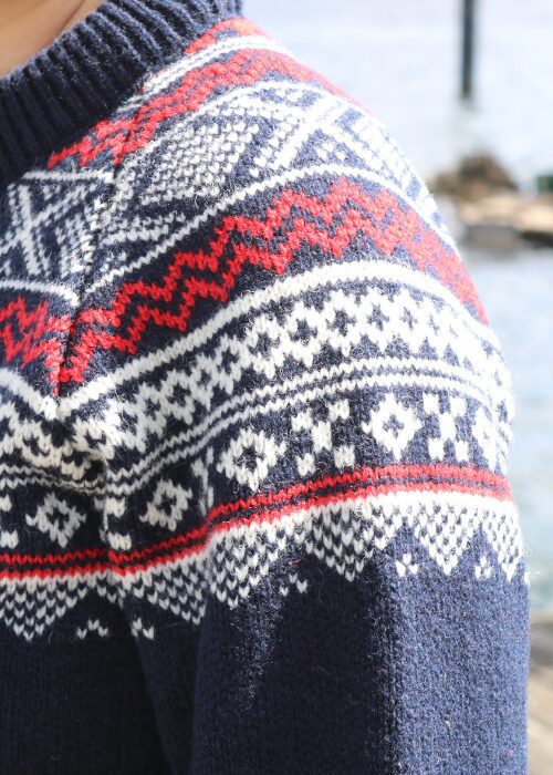 Astrid – Norweger Pullover aus 100% Schurwolle