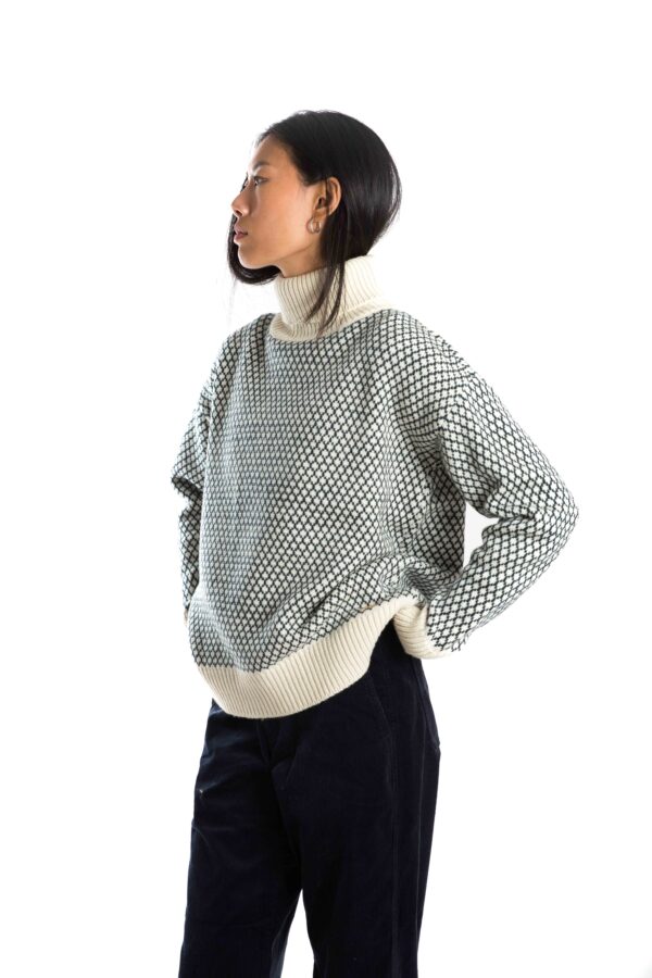 Skandinavischer Merinowolle-Pullover "Liv" INDIGO