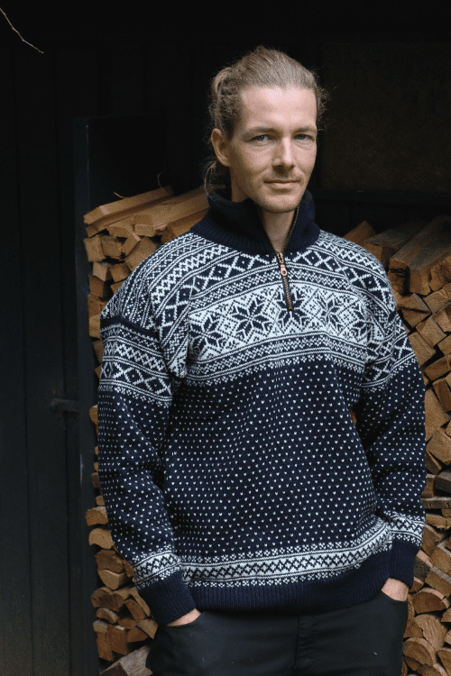 Morten – Norweger Pullover aus 100% Schurwolle