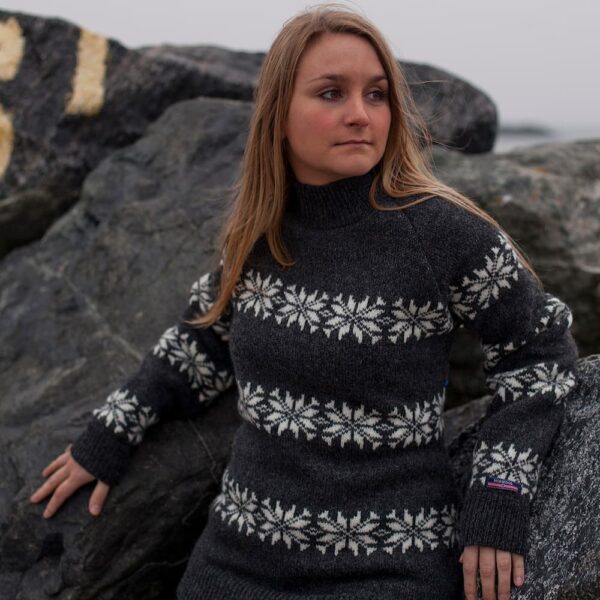 Isblomst – Isländer Pullover aus 100% Schurwolle