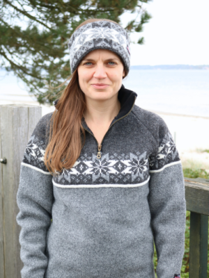 Solvik – Norweger Pullover mit Eiskristalmuster aus 100% Schurwolle
