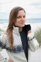 Dagny – Norweger Strickjacke aus 100% Wolle