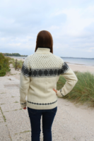 Dagny – Norweger Strickjacke aus 100% Wolle