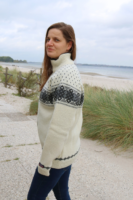 Dagny – Norweger Strickjacke aus 100% Wolle