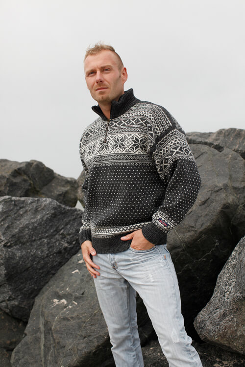Morten – Norweger Pullover aus 100% Schurwolle