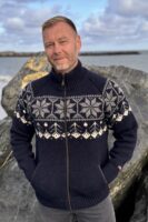 Gunnar – Norweger Strickjacke aus 100% Schurwolle
