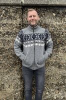 Gunnar – Norweger Strickjacke aus 100% Schurwolle