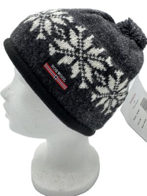 Frost – Skandinavische Strickmütze aus 100% Wolle