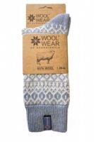 🇮🇸 Skandinavische Wollsocken mit Islandflagge – Island Edition – 65 % Kammwolle