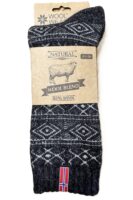 🇳🇴 Skandinavische Wollsocken mit modernem Norwegermuster – Norwegen Edition