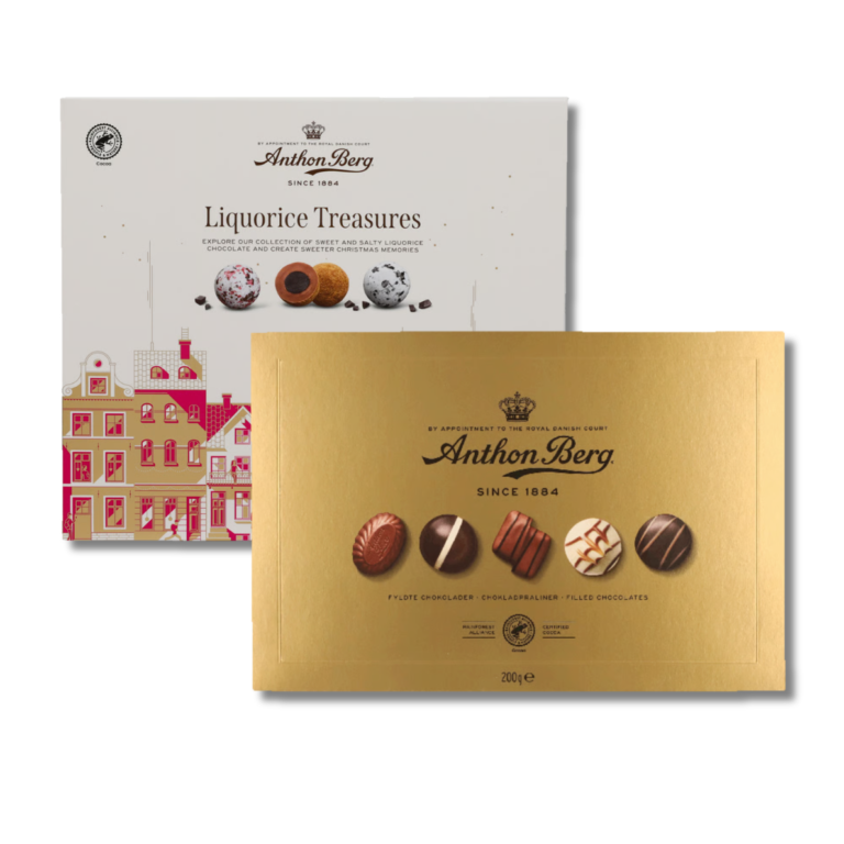Dänische Schokoladen Pralinen als Geschenk