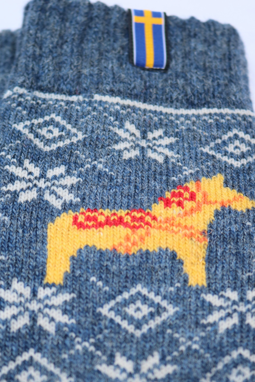 🇸🇪 Dalapferd Wollsocken aus 80 % Lammwolle – Schweden Edition