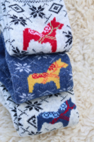 🇸🇪 Dalapferd Wollsocken aus 80 % Lammwolle – Schweden Edition