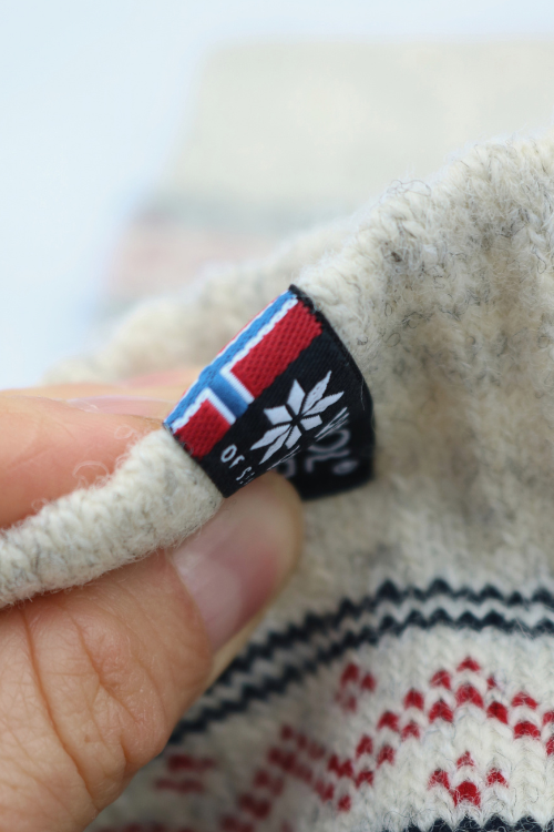 🇧🇻 Wollsocken „Elch“ aus 80 % Schurwolle – Norwegen Edition
