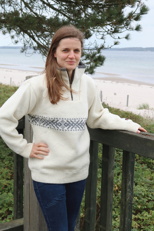Windstopper-Pullover aus 100 % Schurwolle – "Fjordvind" von Norwool